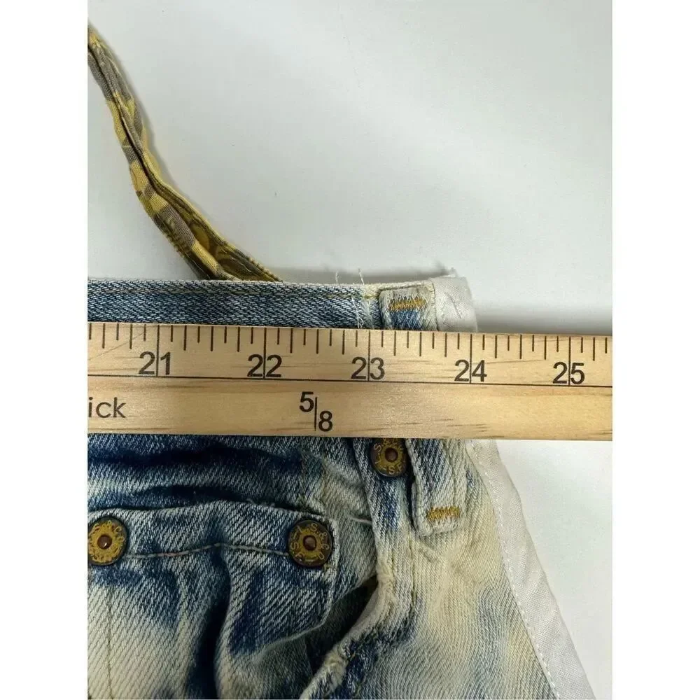 Handmade Vintage Apron Denim Lace Size Adult Levi’s Tie Dye